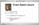 Fiche adresse vCard